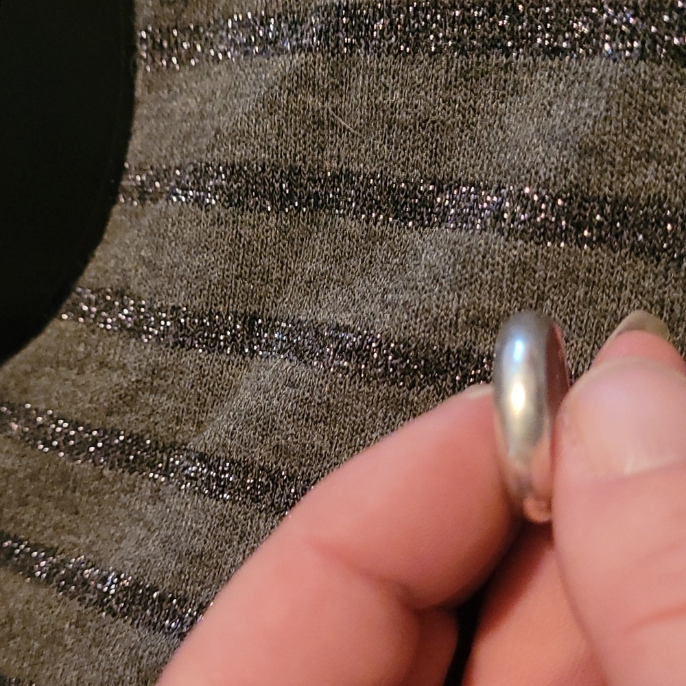 Solid Sterling Silver Band Ring - image 2